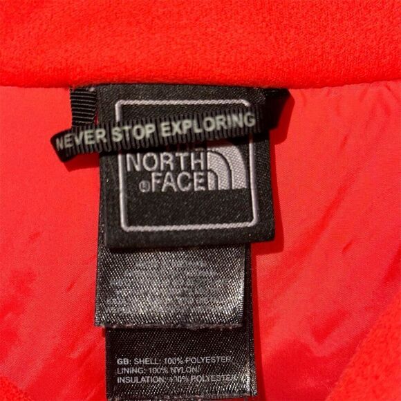 The North Face Women's XL Red Puffer Jacket Quilted Insulated Casual - Picture 7 of 7